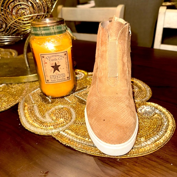 L.Paolo - Tan Suede Ankle Boots Size 8.5M - Picture 3 of 12